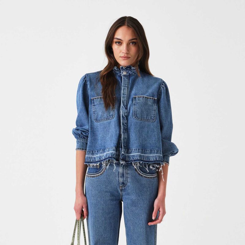 Seventy + Mochi Ziggy Cropped Jacket image number 2